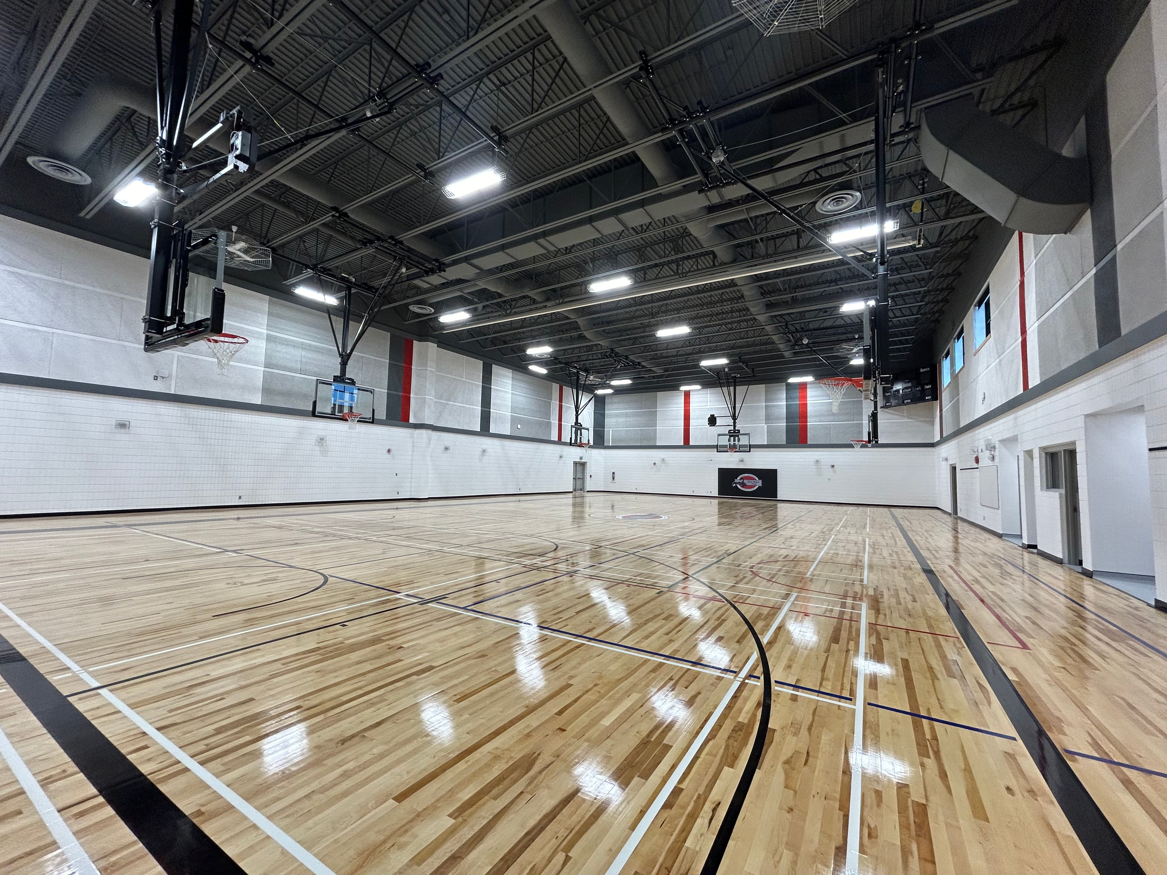 Completed U Build school gymnasium project